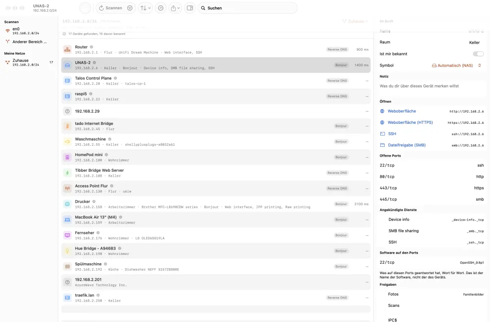 LanSheet on the Mac, 03-shares